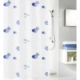 KLEINE WOLKE Duschvorhang Miami 180 x 200 cm blau
