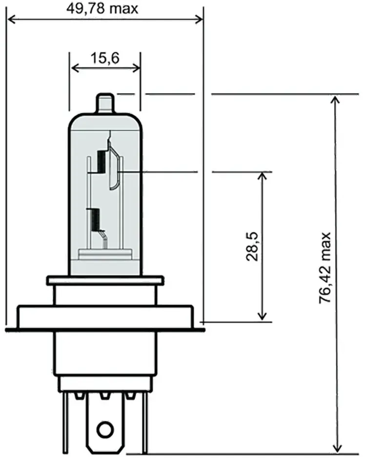 Rms Hs1 12v 35/35w Glühbirne 10 Einheiten - White - One Size