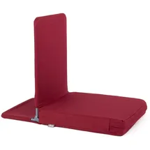 Bodhi Mandir Bodenstuhl XL Klappbar, weinrot 1 St