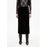 ARMEDANGELS EMOLGAA | Jerseyrock Slim Fit aus Samt - schwarz M