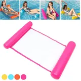 Vingo - Wasserliege Aufblasbares Schwimmbett Wasserhängematte Luftmatratze Schwimmende Wasser Schwimmliege Swimmingpool luftbett Frühlings Floss Rosa