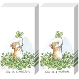 2x 10 Taschentücher Glück für alle | Glücksbringer | Geschenk