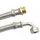 KLASEBO Panzerschlauch 1/2 Zoll, Edelstahl, DVGW Flexschlauch, Bogen 2000mm