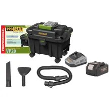 PROCRAFT VP20 Akku Industriesauger 20 V 10 l Brushless
