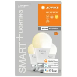 LEDVANCE LED-Lampe 3er Pack 9 W E27 warmweiß 2700 K