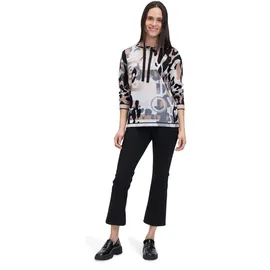 Betty Barclay Feinstrickpullover mit Print in Nature/Black | Gr.: 44