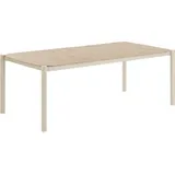 VCM Gartentisch Bella 200 x 100 x 74 cm Sandfarben
