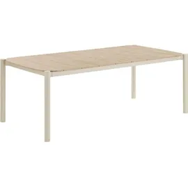 VCM Gartentisch Bella 200 x 100 x 74 cm Sandfarben
