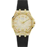 GUESS Shimmer GW0408L2 Damenuhr - Schwarz/Creme