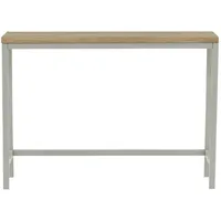VCM Rise Konsolentisch 30x110 cm Esche dekor, grau.