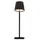AMBIA GARDEN Solarleuchte Metall 10,70x38,00 cm 4-fach schaltbar Schwarz