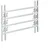 Relaxdays Fenstergitter Einbruchschutz ausziehbar 600 x 1000-1500 mm Grau