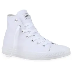 Herren Sneakers high in Weiss Weiss