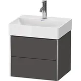 Duravit „XSquare“ 48,4 × 39,7 × 39 cm, in Graphit Matt