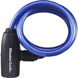 Master Lock Spiralkabelschloss Blau Kabelschloss 180 cm