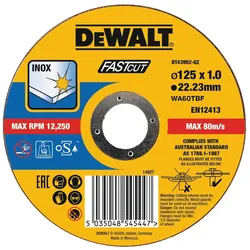 DEWALT DT43902-QZ - Schneidscheibe - für Metall, Beton