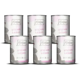 MjAMjAM Nassfutter Huhn und Wildlachs 6 x 400 g