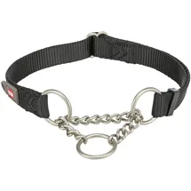 Trixie Premium Zug-Stopp-Halsband Schwarz M-L: 35-50 cm