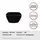 Kayoom »Hocker Contessa 125, vielseitig einsetzbarer Allrounder, elegante Form«, (1 St.), komfortabel, hochqualitativ, pflegeleicht, elegante Form schwarz gold), B/H/T: ca. 60x42,5x60 cm