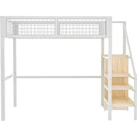 lanki international gmbh Hochbett Odikalo 90 x 200 cm weiß