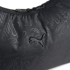 Puma POP Slouchy Hobo Bag puma black-script aop (04) OSFA
