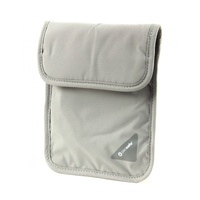 Pacsafe Coversafe X75 RFID Blocking Neck Pouch Neutral Grey,