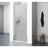 a&n&a aQualine Pilot Duschtür rechts 70 x 190 cm grau/Glas Brick PT070W