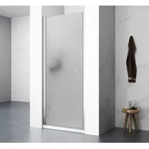 a&n&a aQualine Pilot Duschtür rechts 70 x 190 cm grau/Glas Brick PT070W