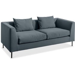 freistil Sofa 165 Stoff Graublau