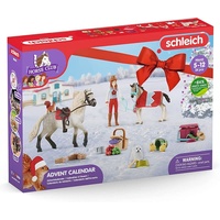 schleich 98642 Adventskalender Horse Club 2022, für Kinder ab 5 Jahren, für Pferde-Fans mit einer menschlichen Spielfiguren, Pferden und einer Menge Zubehör