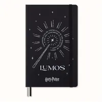 Moleskine Harry Potter Lumos Notizbuch, L/A5, Liniert, Fester Einband,
