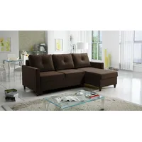 Best for Home Ecksofa Ecksofa Brad Maxi mit Schlaffunktion & 2 Bettkästen, inkl. Kissen, Schlaffunktion gelb