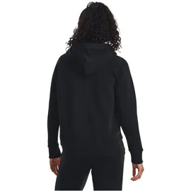 Under Armour Rival Fleece Big Logo Hoodie Damen 001 black/white XS