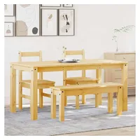 VidaXL 4-tlg. Essgruppe Panama Massivholz Kiefer