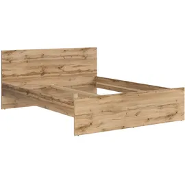 petits-meubles Bett June 160 x 200 cm Holz braun