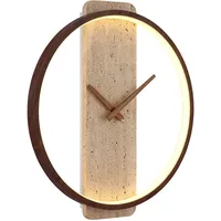 GLOBO LED-Wanduhr 35,0 cm H 35 cm weiß