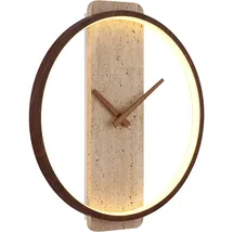 GLOBO LED-Wanduhr 35,0 cm H 35 cm weiß