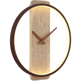 GLOBO LED-Wanduhr 35,0 cm H 35 cm weiß