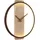GLOBO LED-Wanduhr 35,0 cm H 35 cm weiß