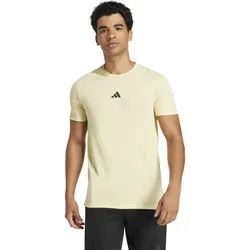adidas Designed 4 Training Workout M - T-Shirt - Herren - Light Yellow - XS