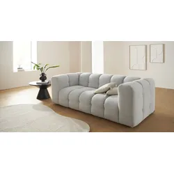 3-Sitzer "TALISHA", grau (hellgrau), B:229cm H:75cm T:110cm, 100% Polyester, LEGER HOME BY LENA GERCKE, Sofas, moderne Steppung, hoher Sitzkomfort
