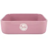sallys Stoneware Ofenform - eckig - Ruby Rose - Klein