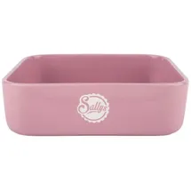 sallys Stoneware Ofenform - eckig - Ruby Rose - Klein