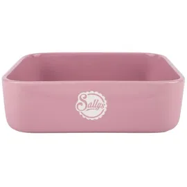 sallys Stoneware Ofenform - eckig - Ruby Rose - Klein