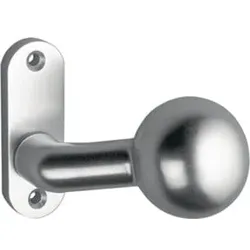 Rahmentür-Knopf 1388/0000 Material Alu. F1 4-KT. 8mm feststehend