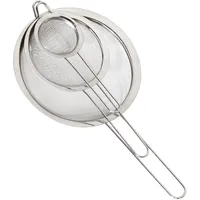Relaxdays Küchensieb Silber