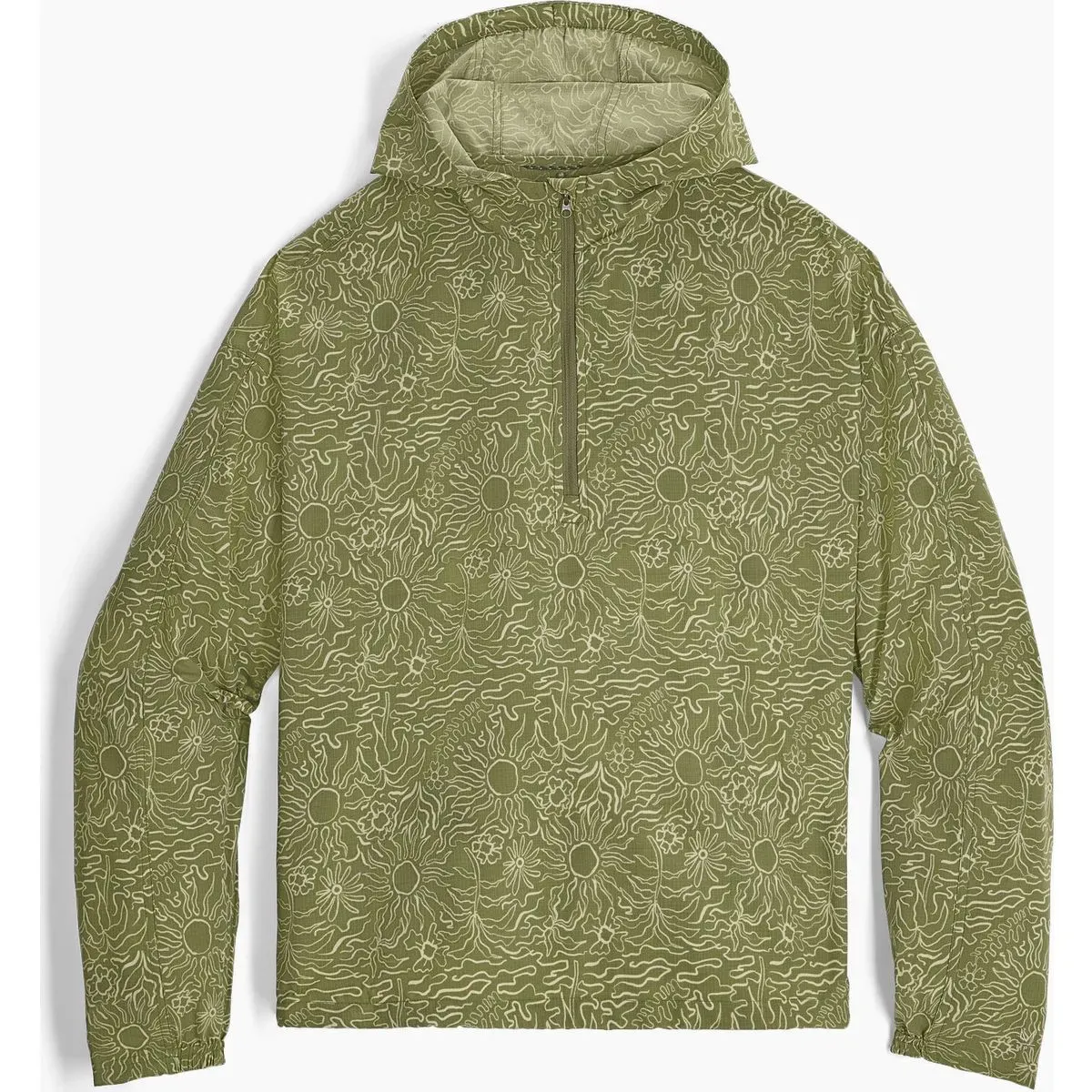 Royal Robbins M Salathe Sun Hoodie Long Sleeve olive solar pt (374) L