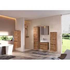 WELLTIME Waschbeckenunterschrank Baabe 60 x 55 cm Braun