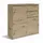Stella Trading Brest Kommode 80 x 84 x 35 cm Braun