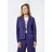 GOLDNER Kurzgröße: Jersey-Blazer in royalblau | Gr.: 20